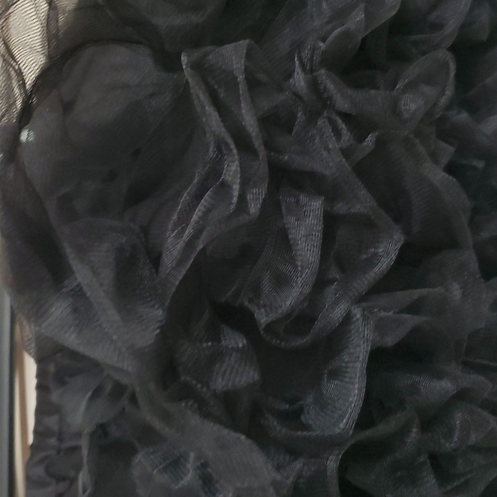 Leg Avenue's Elegant Black Layered  Tulle Petticoat Skirt - Picture 6 of 15